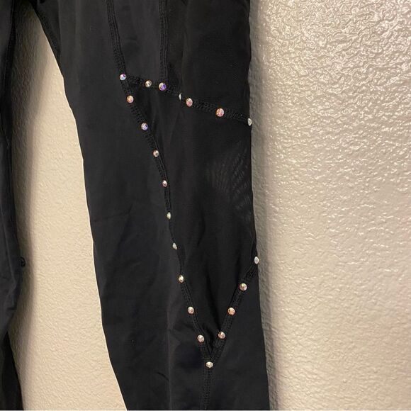 Weissman dance costume black pants FlexTek Mesh Pocket Leggings CF10301 SA - Picture 12 of 14